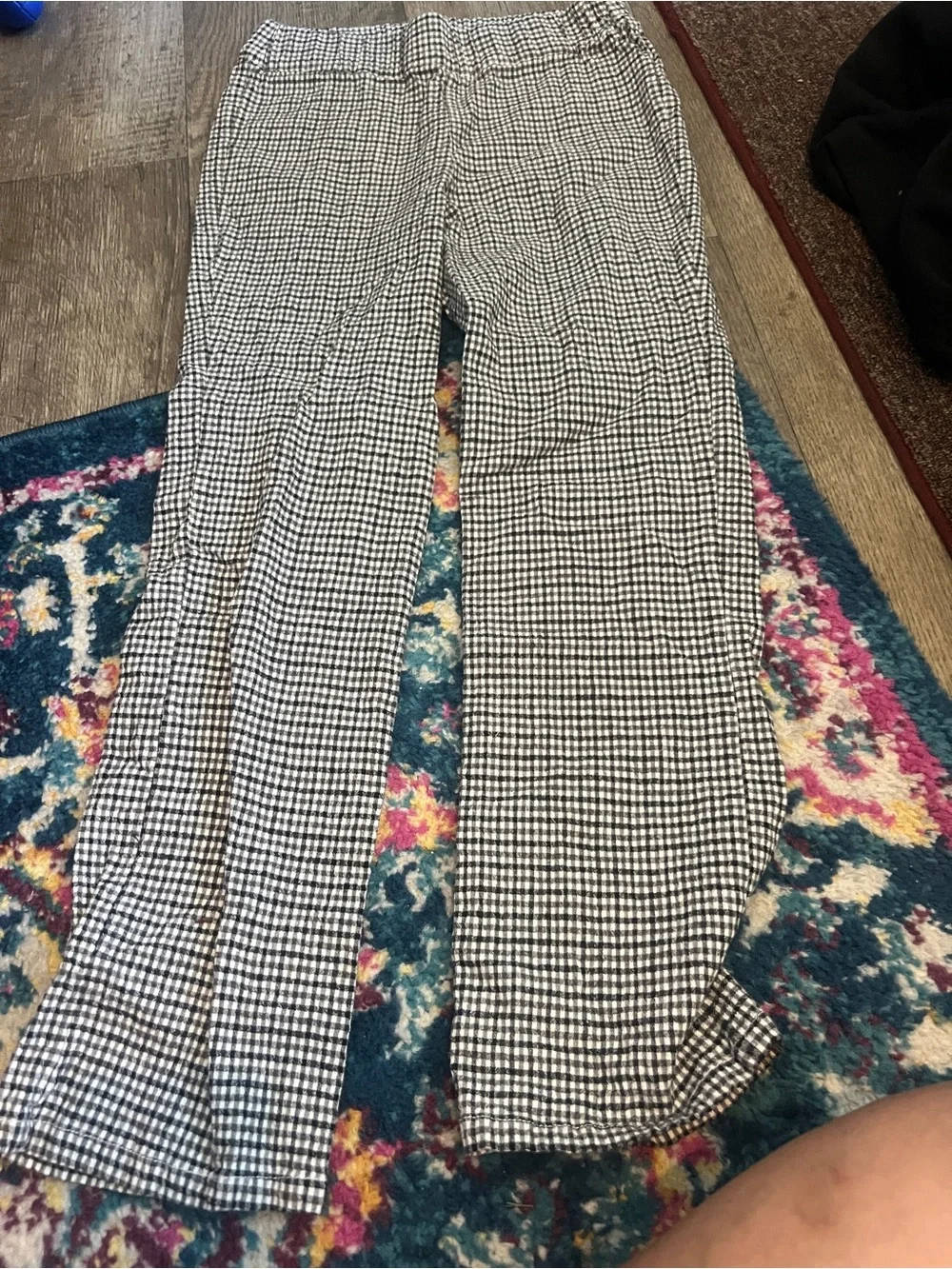 Free people plaid trousers xs